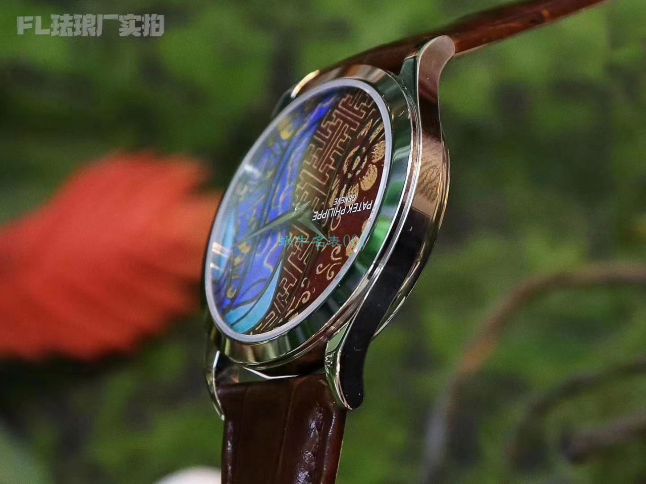 FL厂百达翡丽珍稀工艺珐琅5077P-102《不丹六面织品》，5077P-103《不丹八面织品》腕表 / BD316