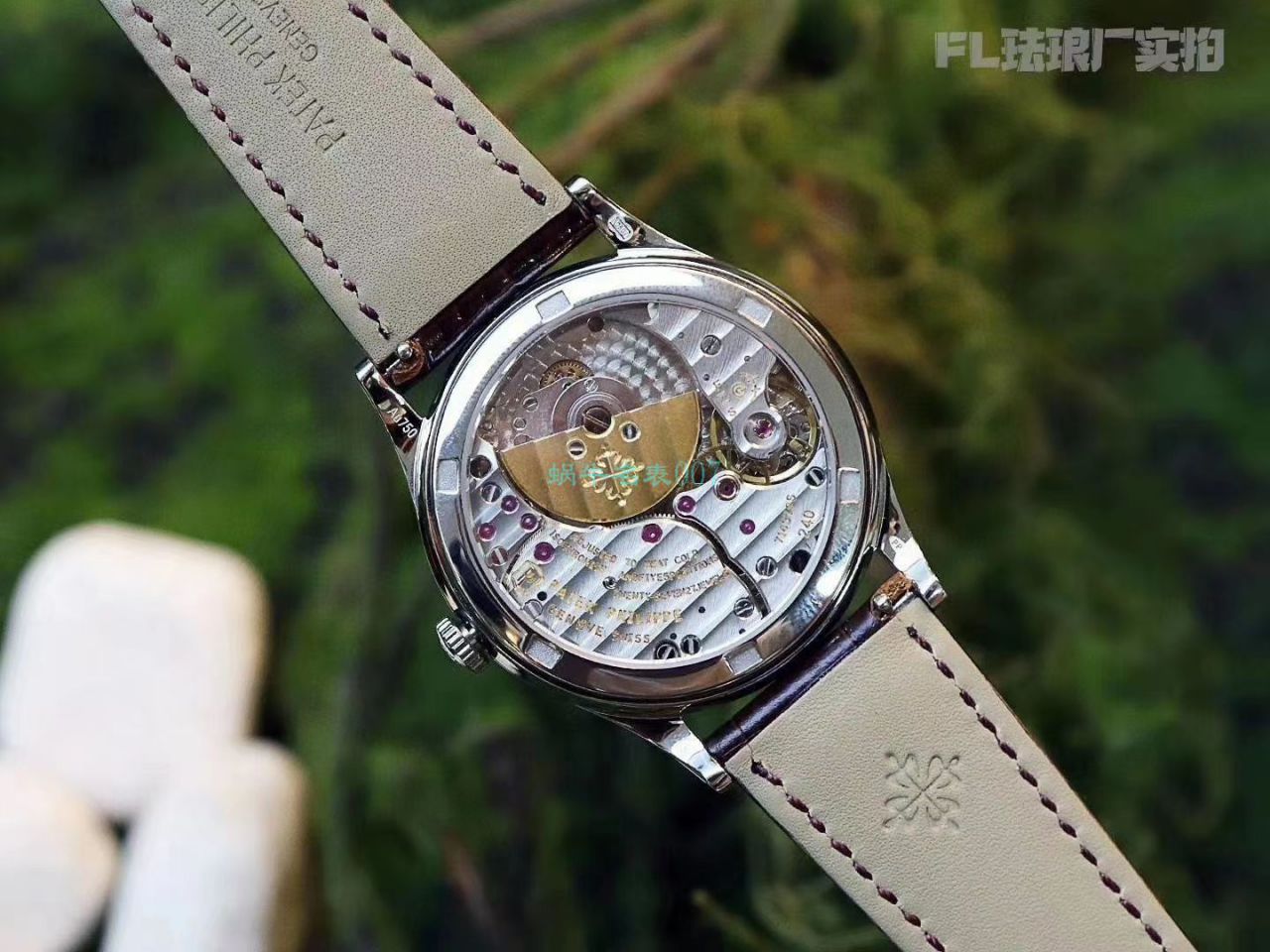 FL厂百达翡丽珍稀工艺珐琅5077P-102《不丹六面织品》，5077P-103《不丹八面织品》腕表 / BD316