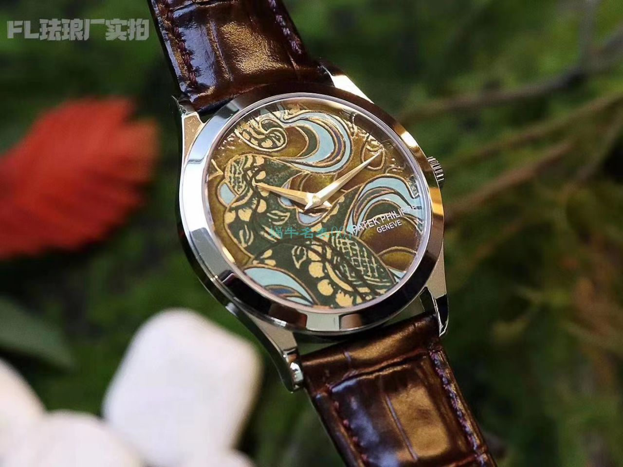 FL厂百达翡丽珍稀工艺珐琅5077P-102《不丹六面织品》，5077P-103《不丹八面织品》腕表 / BD316