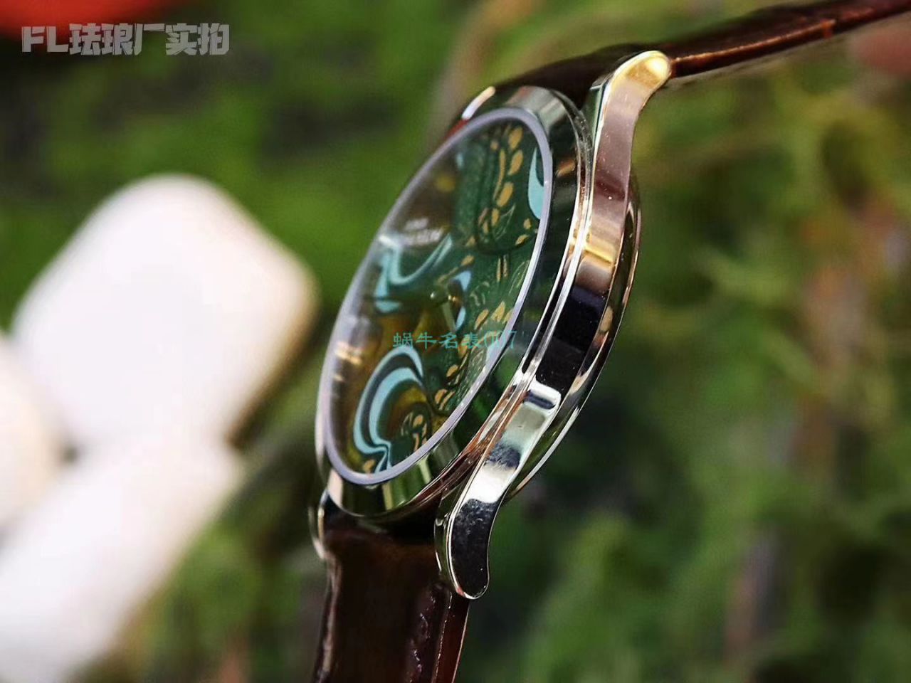 FL厂百达翡丽珍稀工艺珐琅5077P-102《不丹六面织品》，5077P-103《不丹八面织品》腕表 / BD316