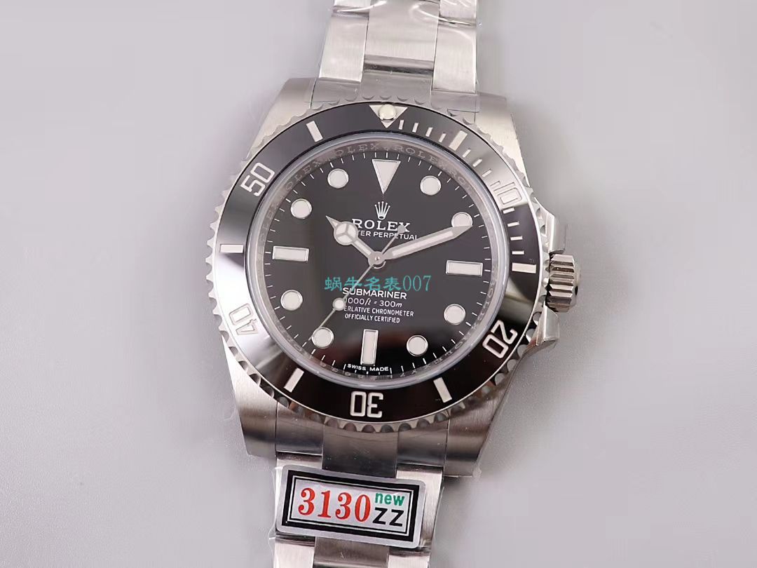 ZZ厂劳力士潜航者型无日历黑水鬼114060-97200 黑盘腕表 / R631