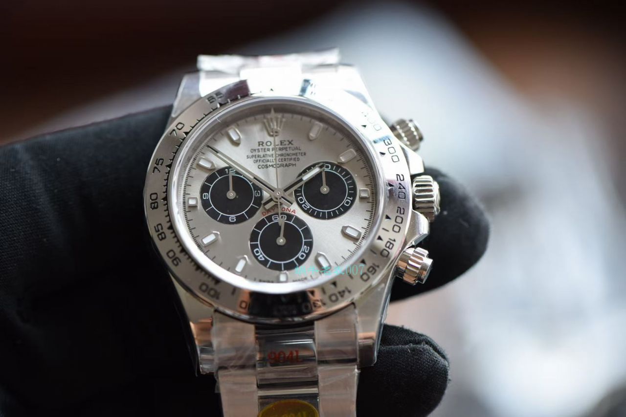 n厂迪通拿v3视频评测N厂新品灰面4130劳力士迪通拿m116509-0072手表 / R633