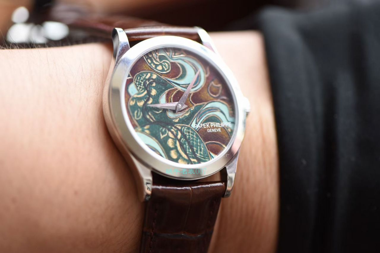 FL厂百达翡丽手表珍稀工艺珐琅5077P-102不丹六面织品 / BD319