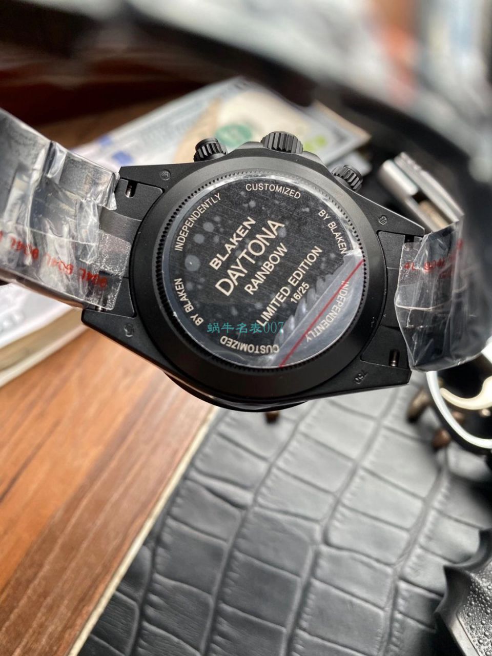 TW厂Blacken改装劳力士迪通拿碳黑钢皇副本手表 / R650