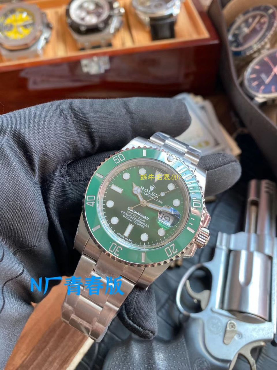 视频评测N厂青春版劳力士绿水鬼手表 / R650