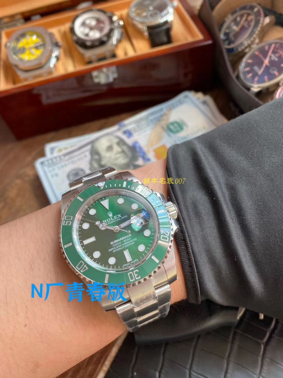 视频评测N厂青春版劳力士绿水鬼手表 / R650