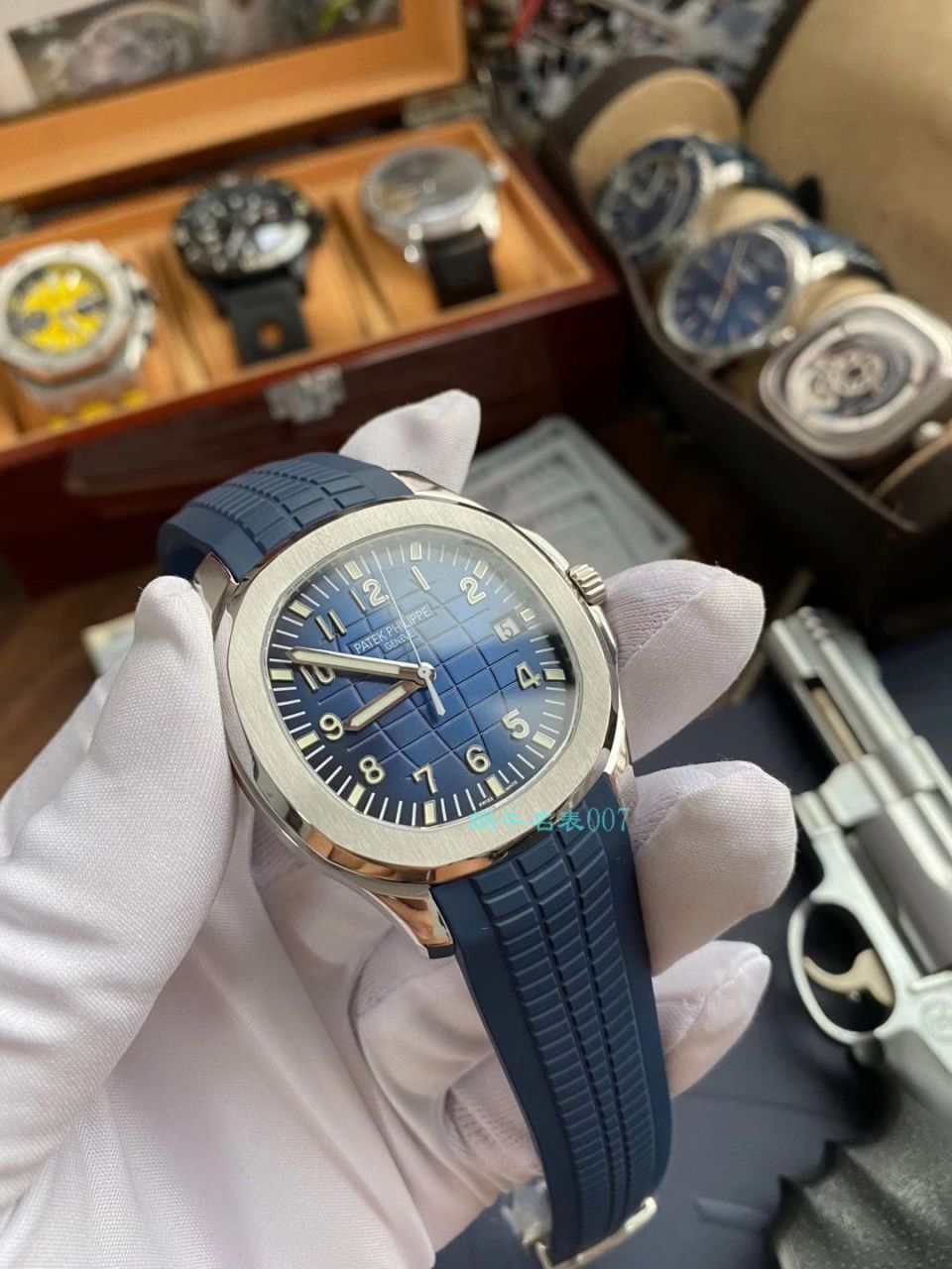 视频评测ZF厂百达翡丽AQUANAUT手雷V3版5168G-001腕表 / BD333