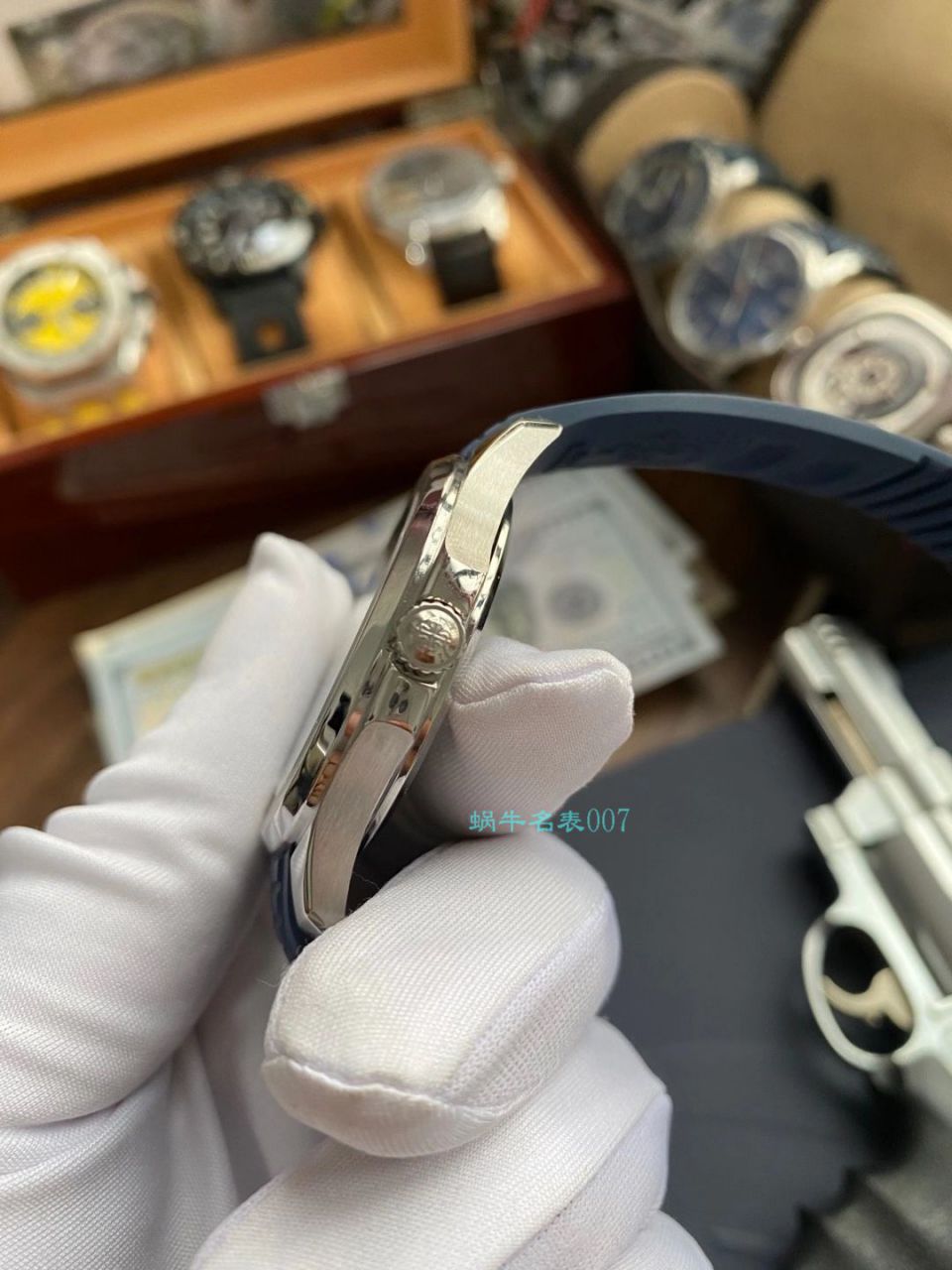 视频评测ZF厂百达翡丽AQUANAUT手雷V3版5168G-001腕表 / BD333