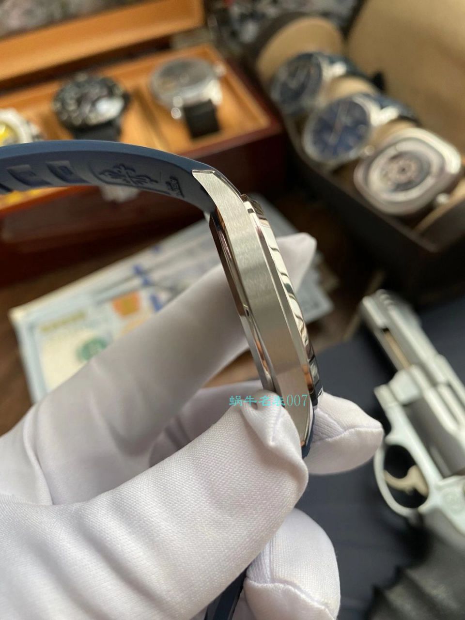 视频评测ZF厂百达翡丽AQUANAUT手雷V3版5168G-001腕表 / BD333