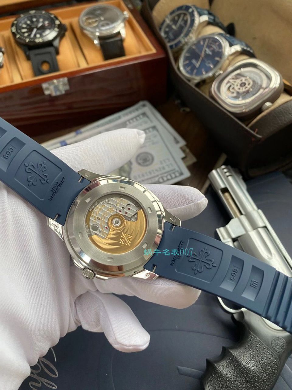 视频评测ZF厂百达翡丽AQUANAUT手雷V3版5168G-001腕表 / BD333