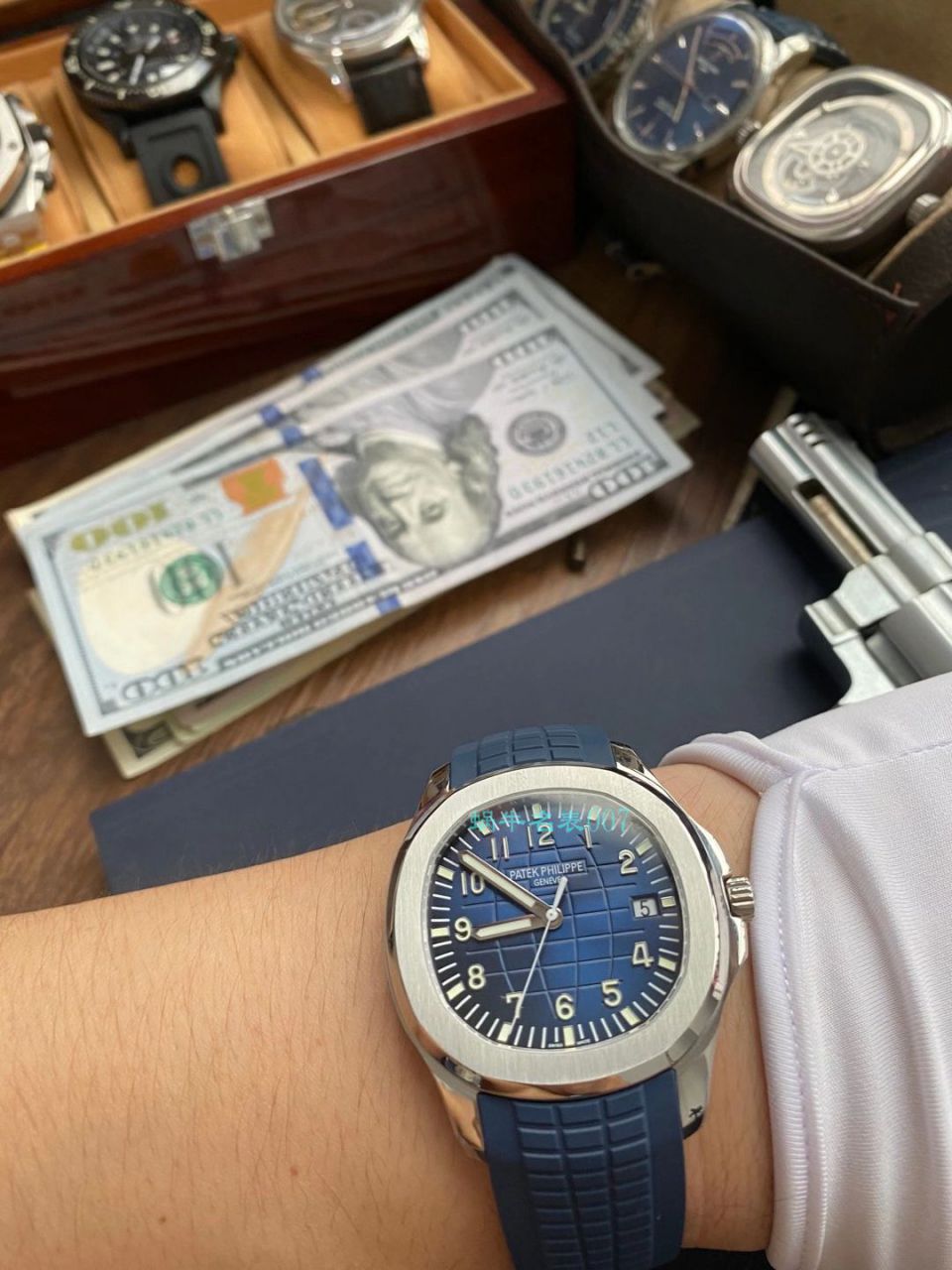 视频评测ZF厂百达翡丽AQUANAUT手雷V3版5168G-001腕表 / BD333