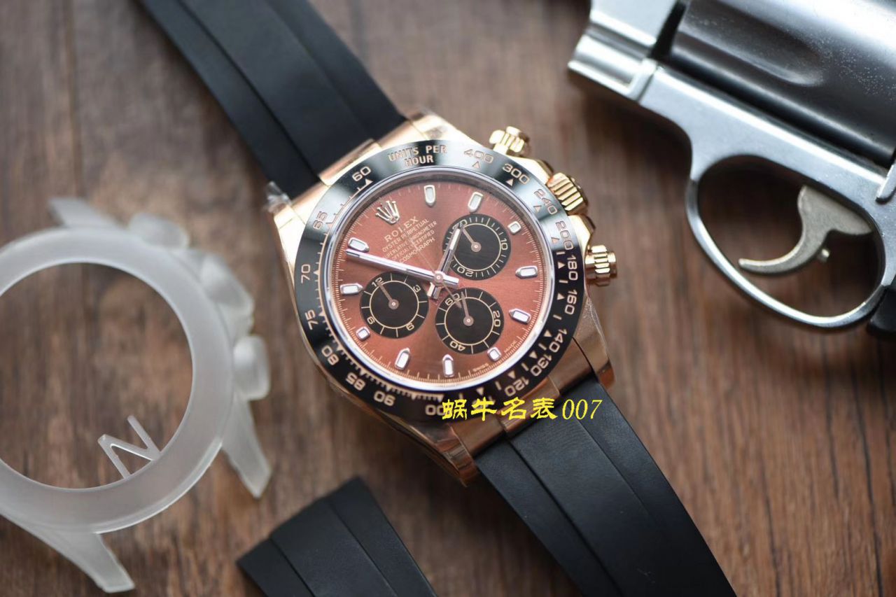 视频评测N厂劳力士4130迪通拿咖啡猫m116515ln-0041腕表 / R663