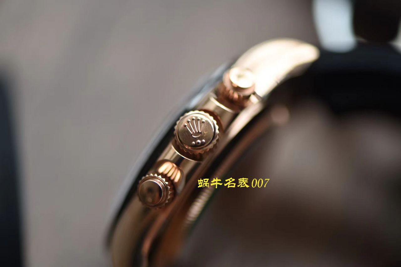 视频评测N厂劳力士4130迪通拿咖啡猫m116515ln-0041腕表 / R663