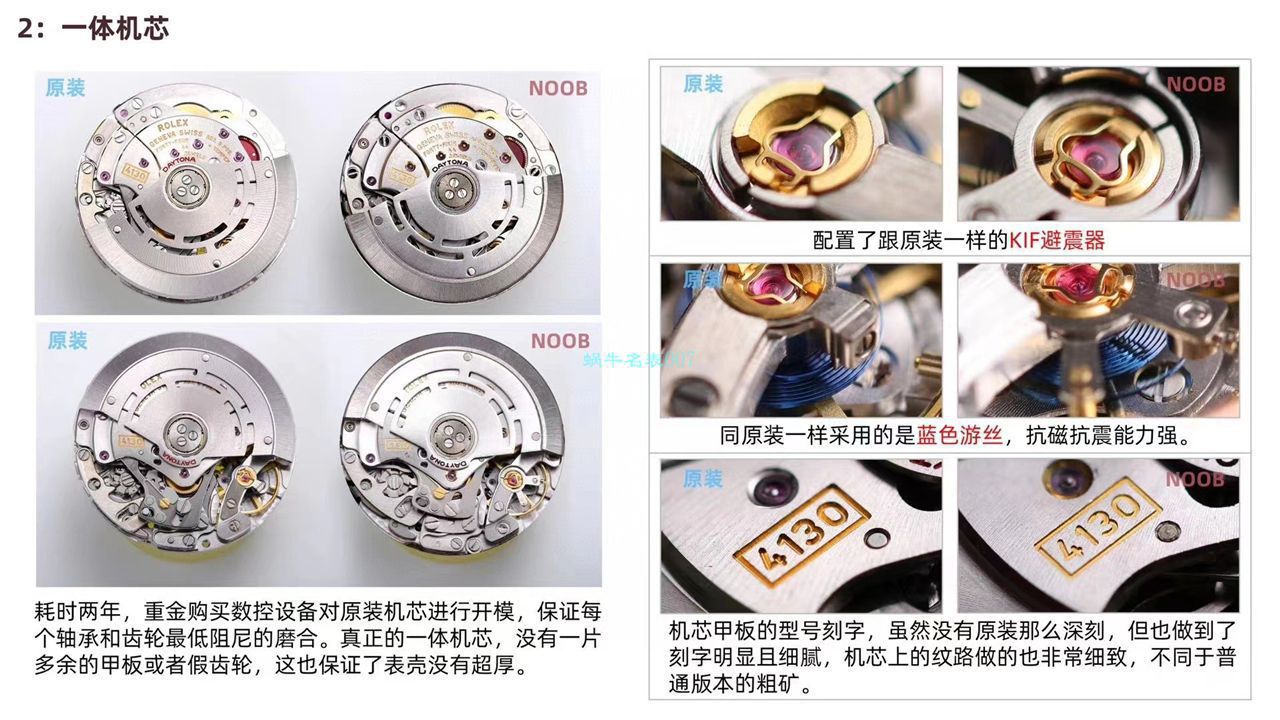 视频评测N厂劳力士4130迪通拿咖啡猫m116515ln-0041腕表 / R663