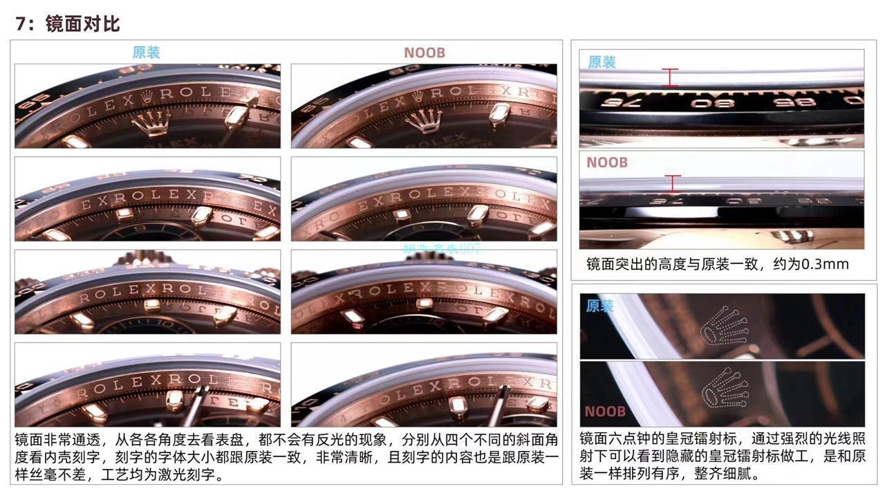 视频评测NOOB厂劳力士  N厂全新2019年最新款～迪通拿咖啡猫超级4130自动机械机芯 / R373