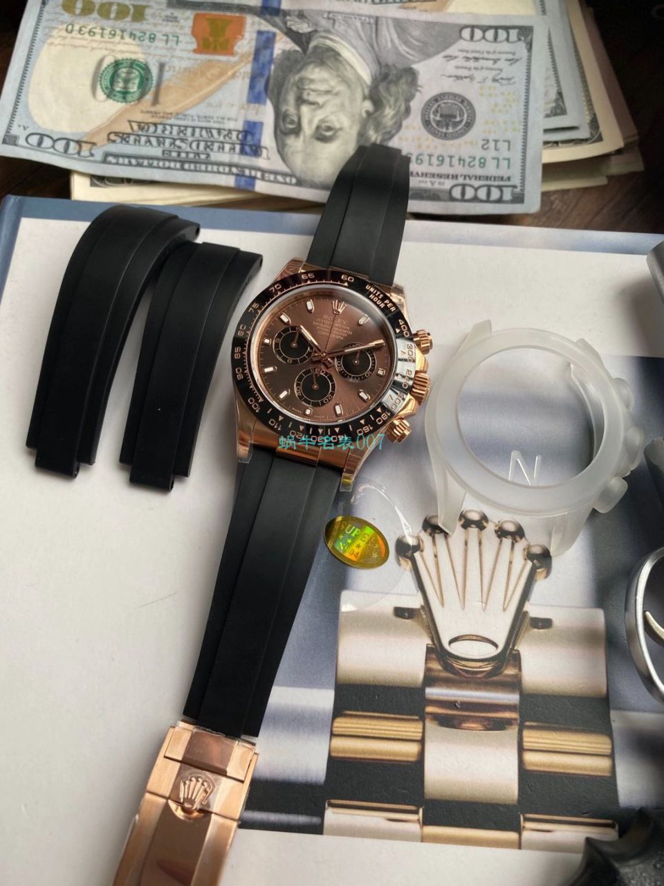 视频评测NOOB厂劳力士  N厂全新2019年最新款～迪通拿咖啡猫超级4130自动机械机芯 / R373