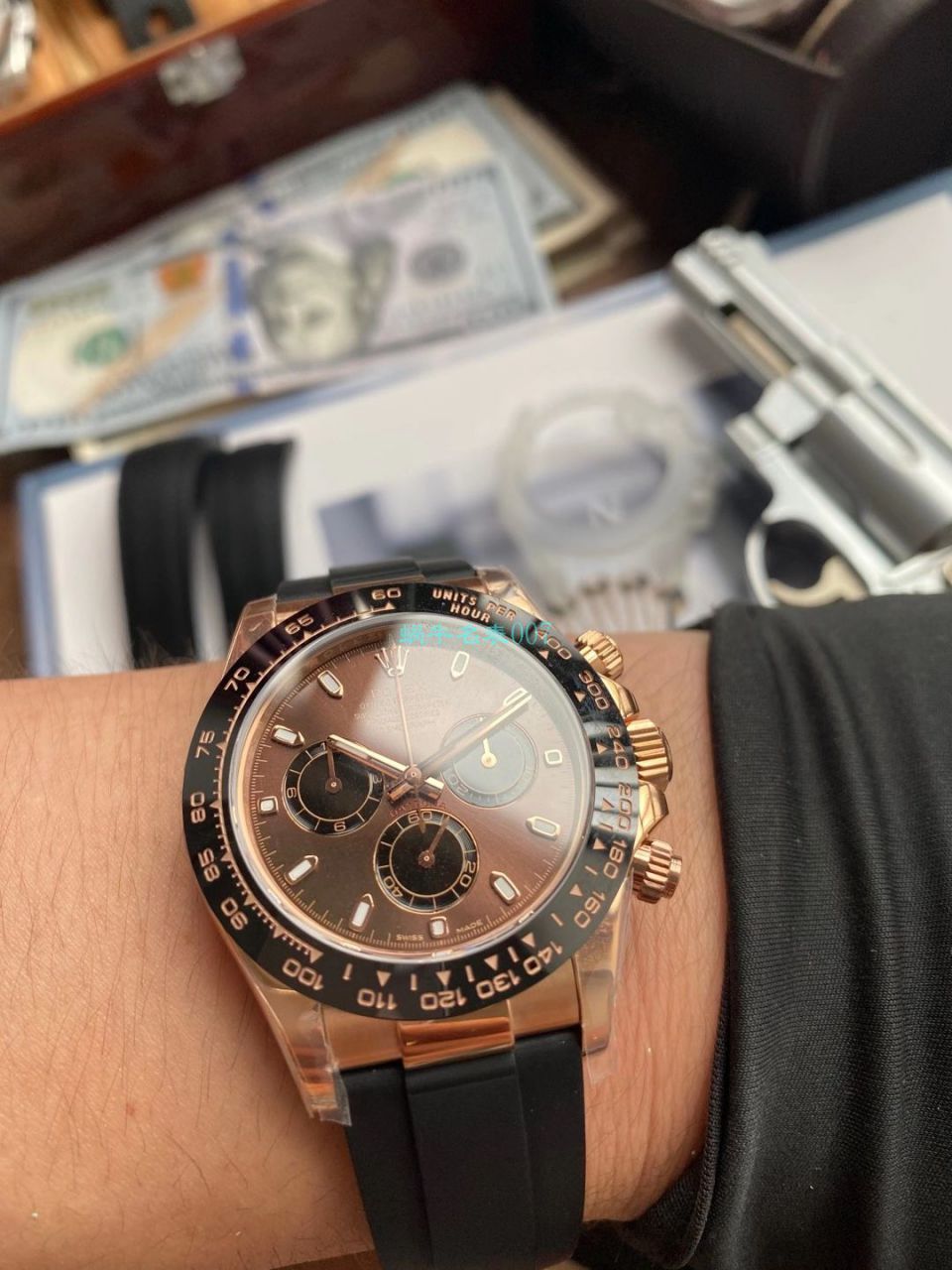 视频评测NOOB厂劳力士  N厂全新2019年最新款～迪通拿咖啡猫超级4130自动机械机芯 / R373