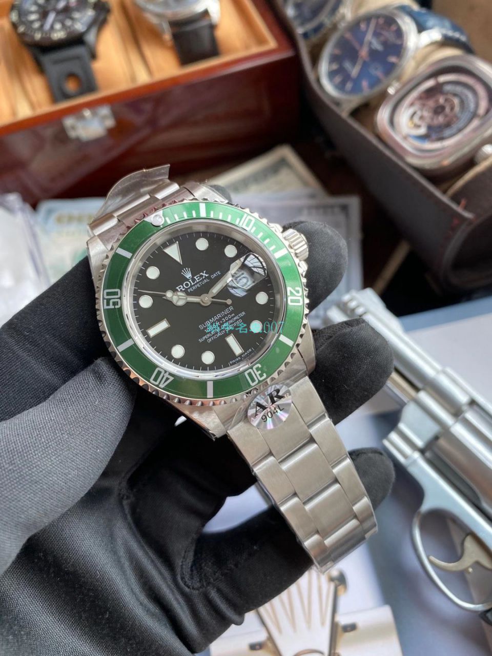 AR厂劳力士ROLEX复古绿水鬼潜航者16610LV-93250 / R665