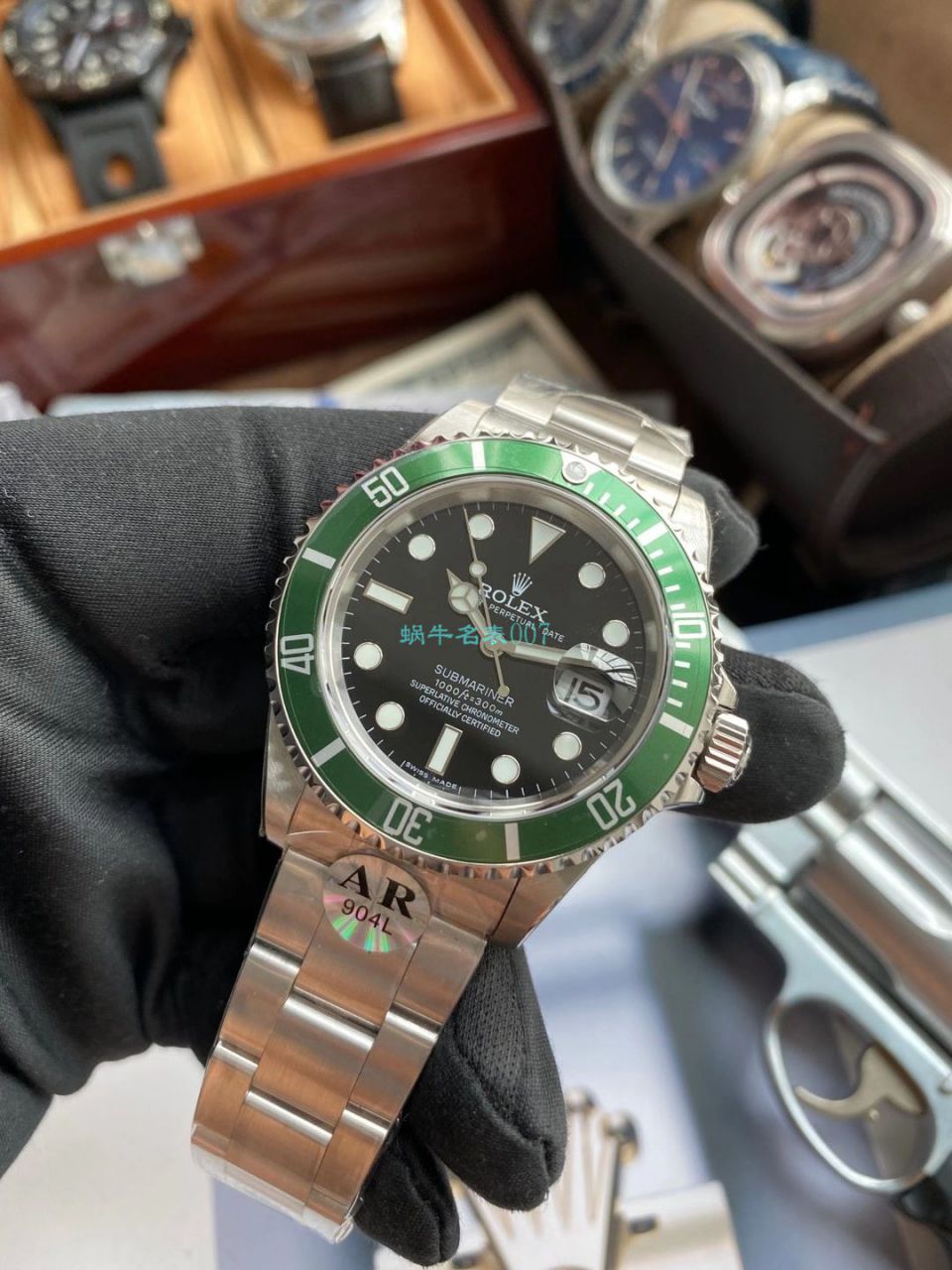 AR厂劳力士ROLEX复古绿水鬼潜航者16610LV-93250 / R665