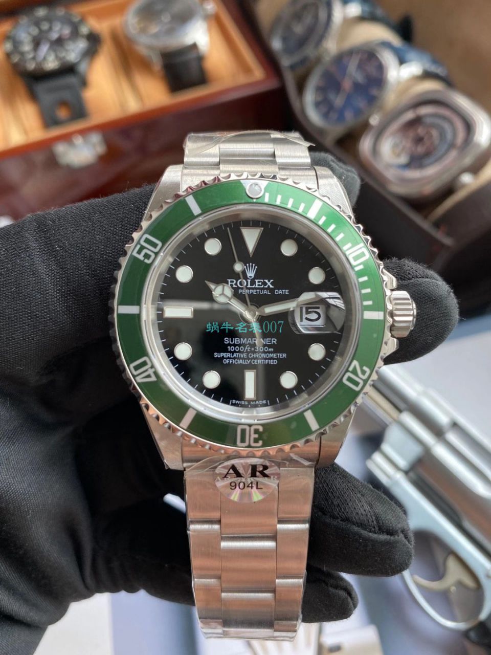 AR厂劳力士ROLEX复古绿水鬼潜航者16610LV-93250 / R665
