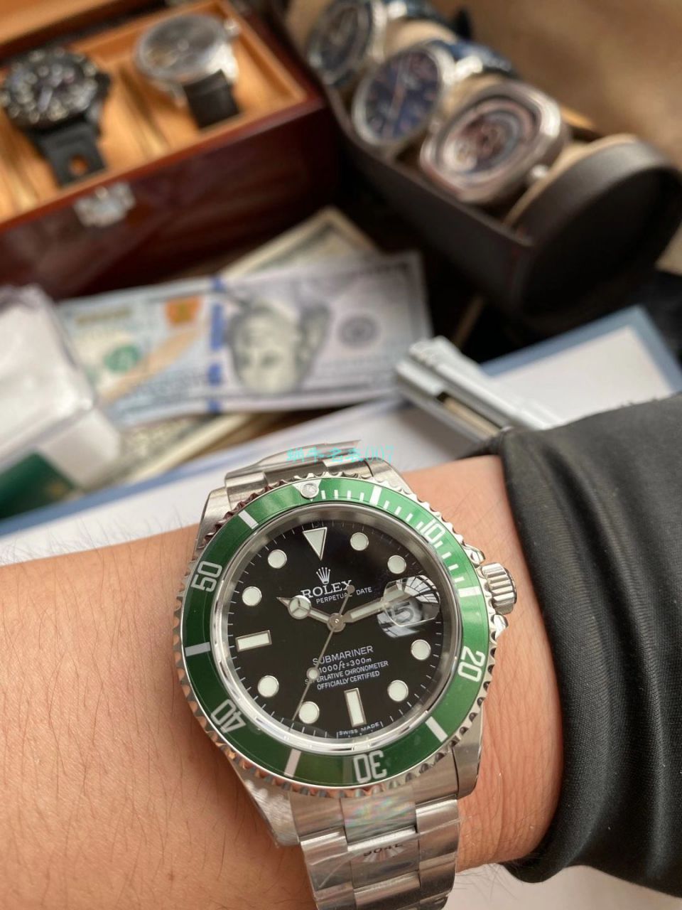 AR厂劳力士ROLEX复古黑水鬼SUB 16610 / R666