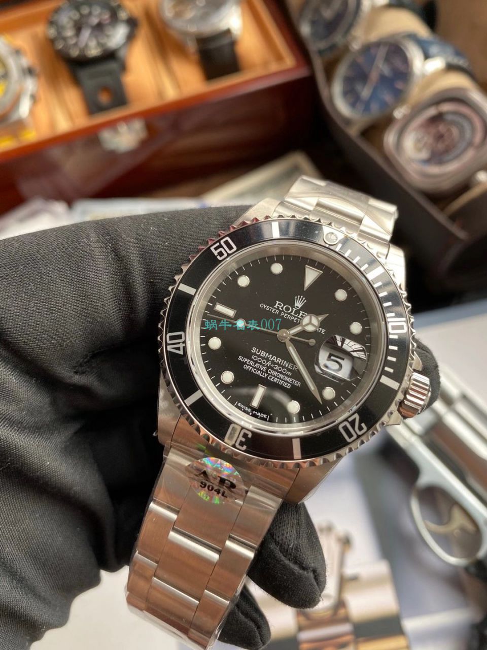 AR厂劳力士ROLEX复古黑水鬼SUB 16610 / R666