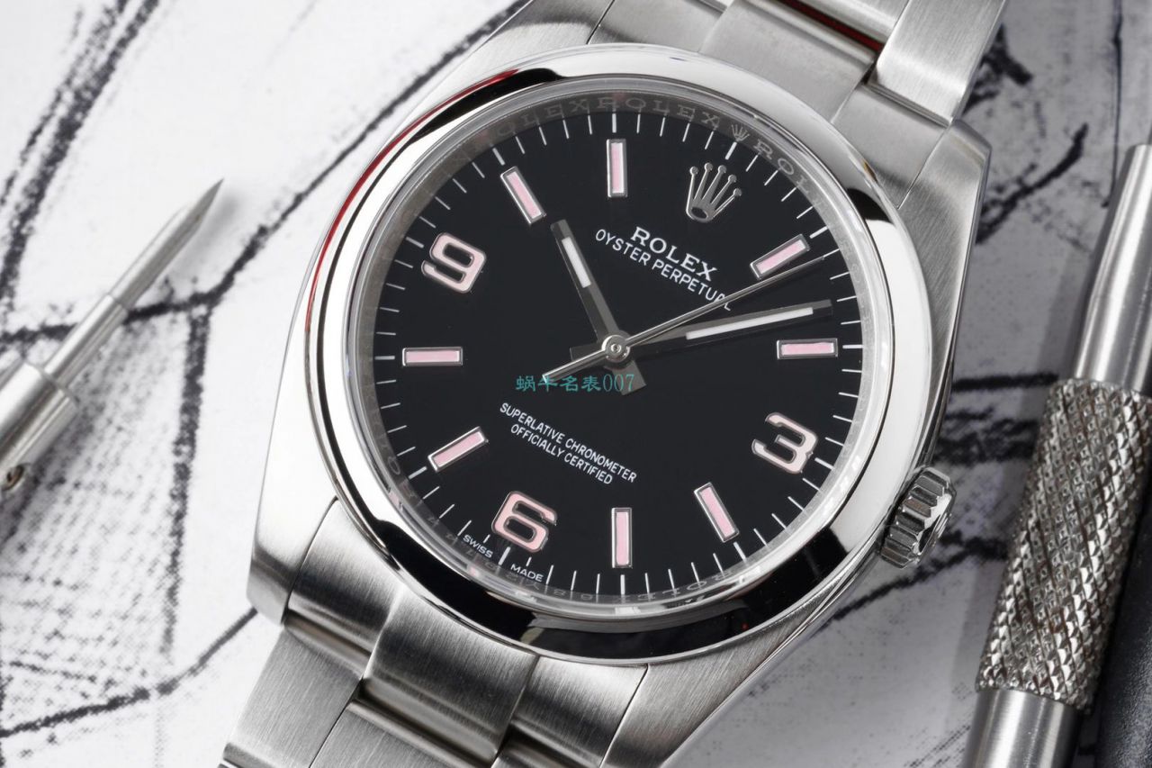 KRF厂劳力士蚝式恒动系列116000黑盘 / R668