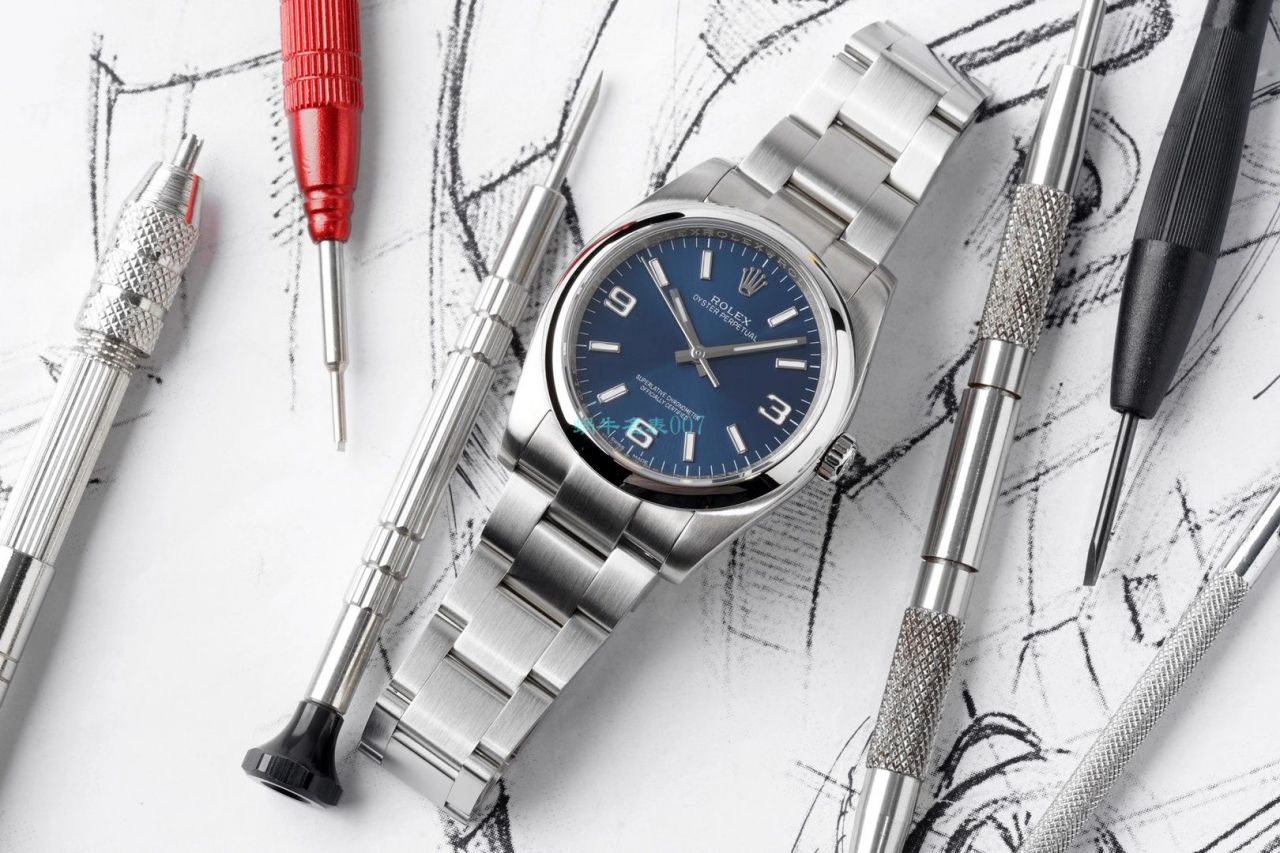 KRF厂劳力士蚝式恒动系列116000黑盘 / R668