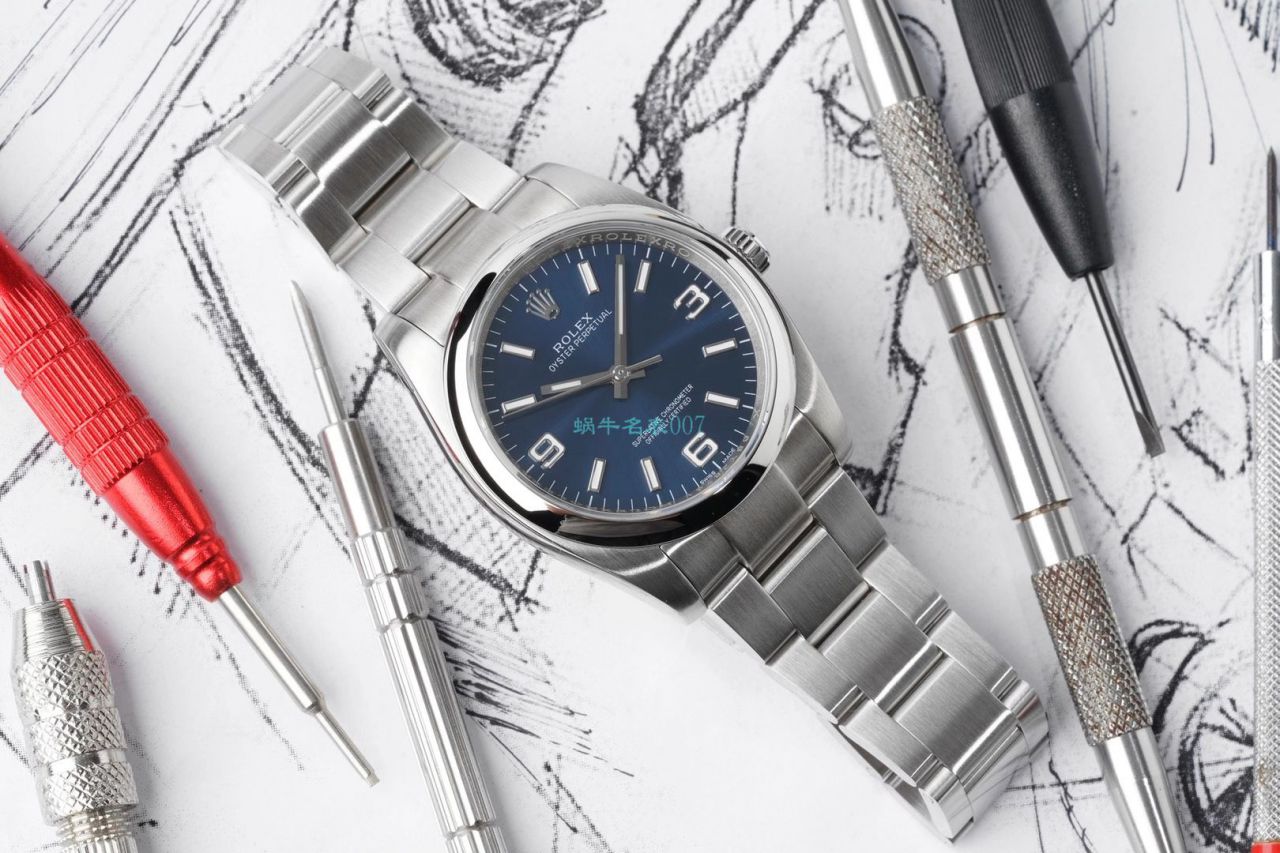 KRF厂劳力士蚝式恒动系列116000黑盘 / R668