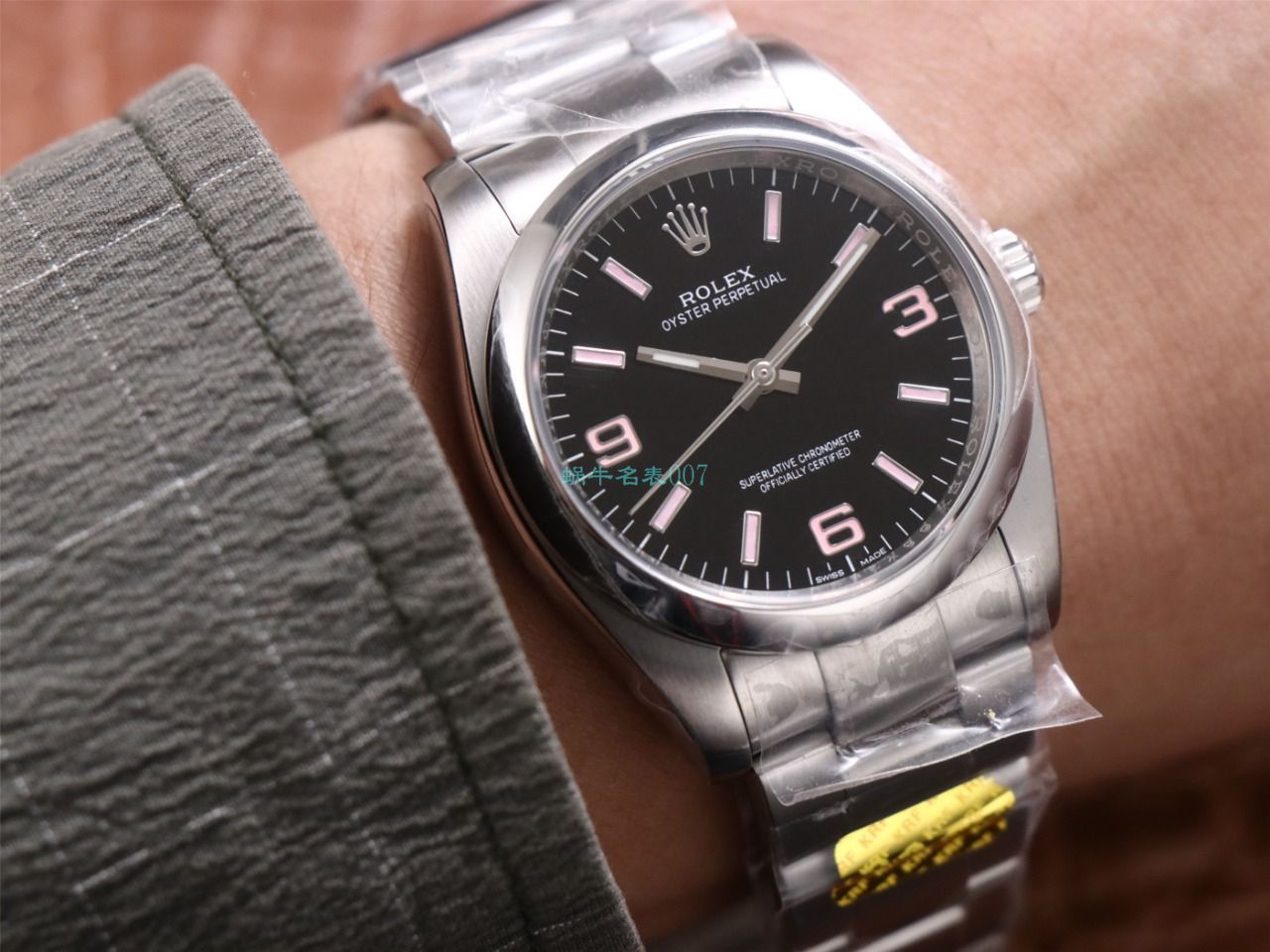 KRF厂劳力士蚝式恒动系列116000黑盘 / R668