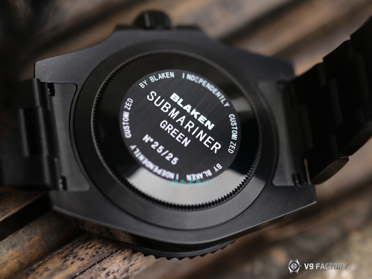 V9厂劳力士水鬼BLAKEN  SUBMARINER  DATE LV官方同款曜黑改装版 / R670