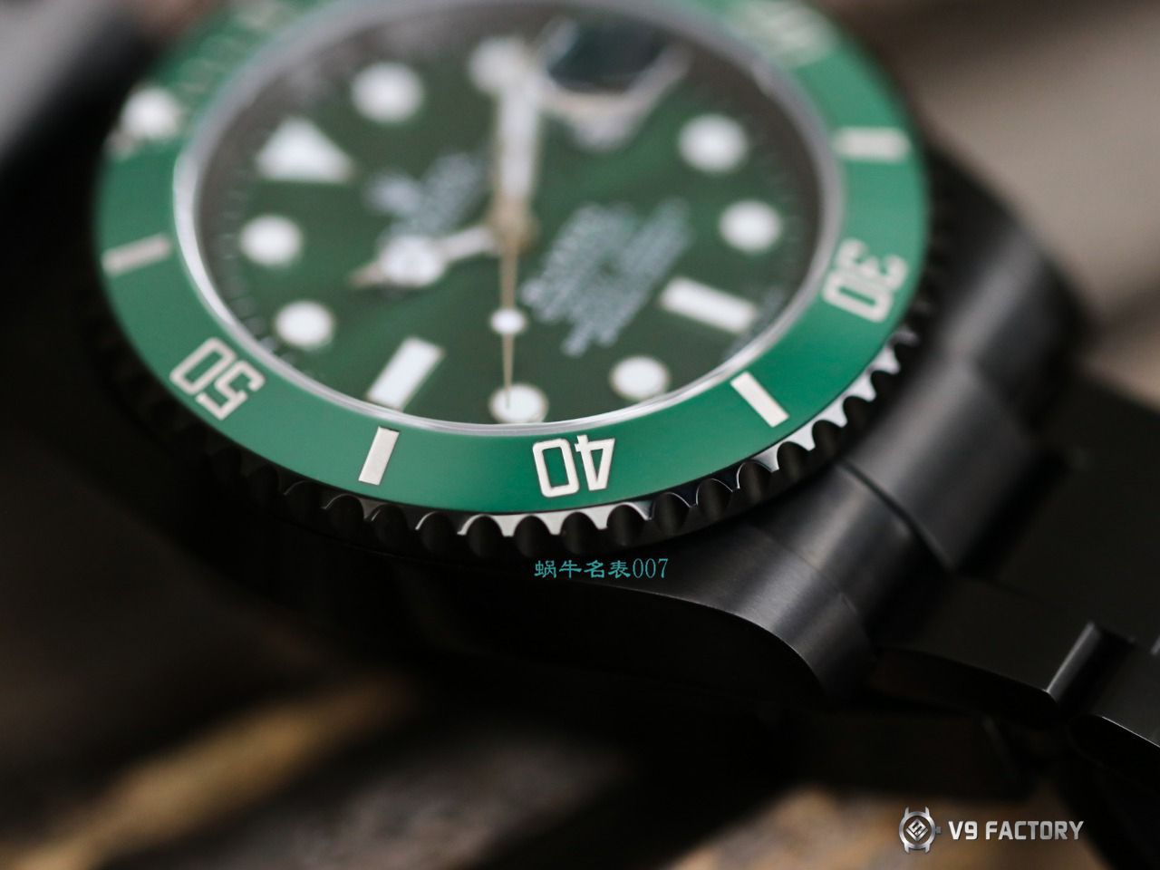 V9厂劳力士水鬼BLAKEN  SUBMARINER  DATE LV官方同款曜黑改装版 / R670