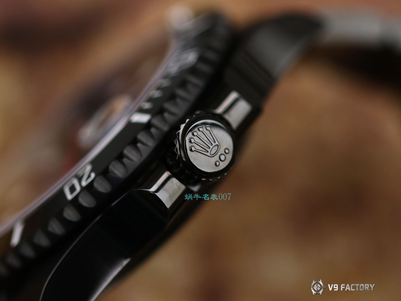 V9厂劳力士水鬼BLAKEN  SUBMARINER  DATE LV官方同款曜黑改装版 / R670