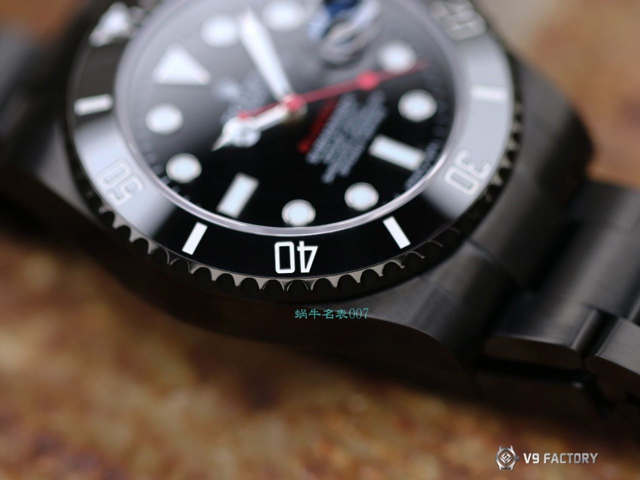 V9厂劳力士水鬼BLAKEN  SUBMARINER  DATE LV官方同款曜黑改装版 / R670