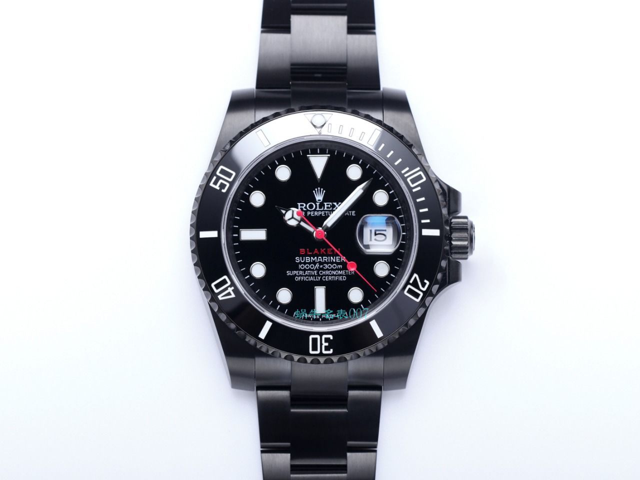 V9厂劳力士水鬼BLAKEN  SUBMARINER  DATE LV官方同款曜黑改装版 / R670