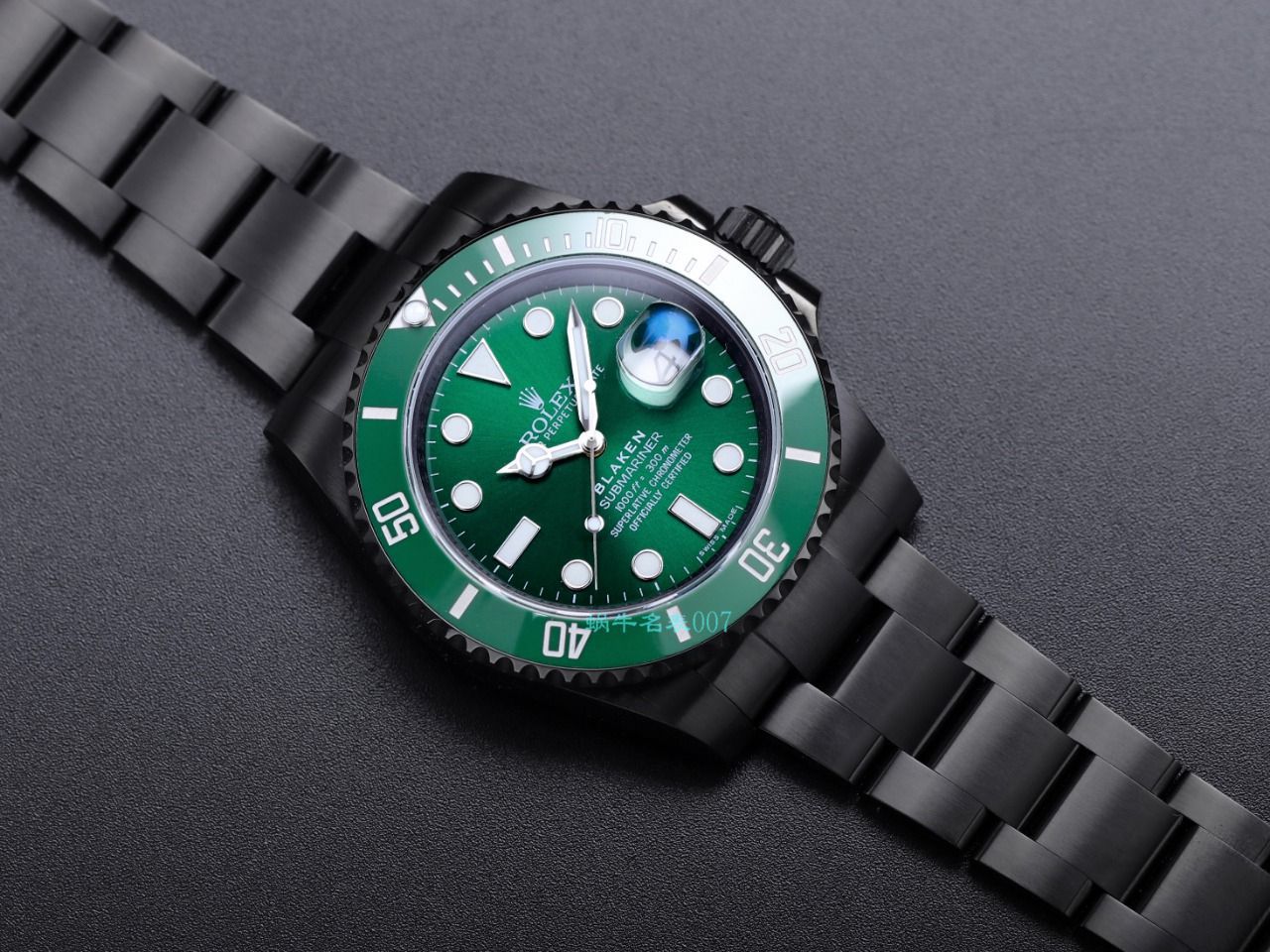 V9厂劳力士水鬼BLAKEN  SUBMARINER  DATE LV官方同款曜黑改装版 / R670