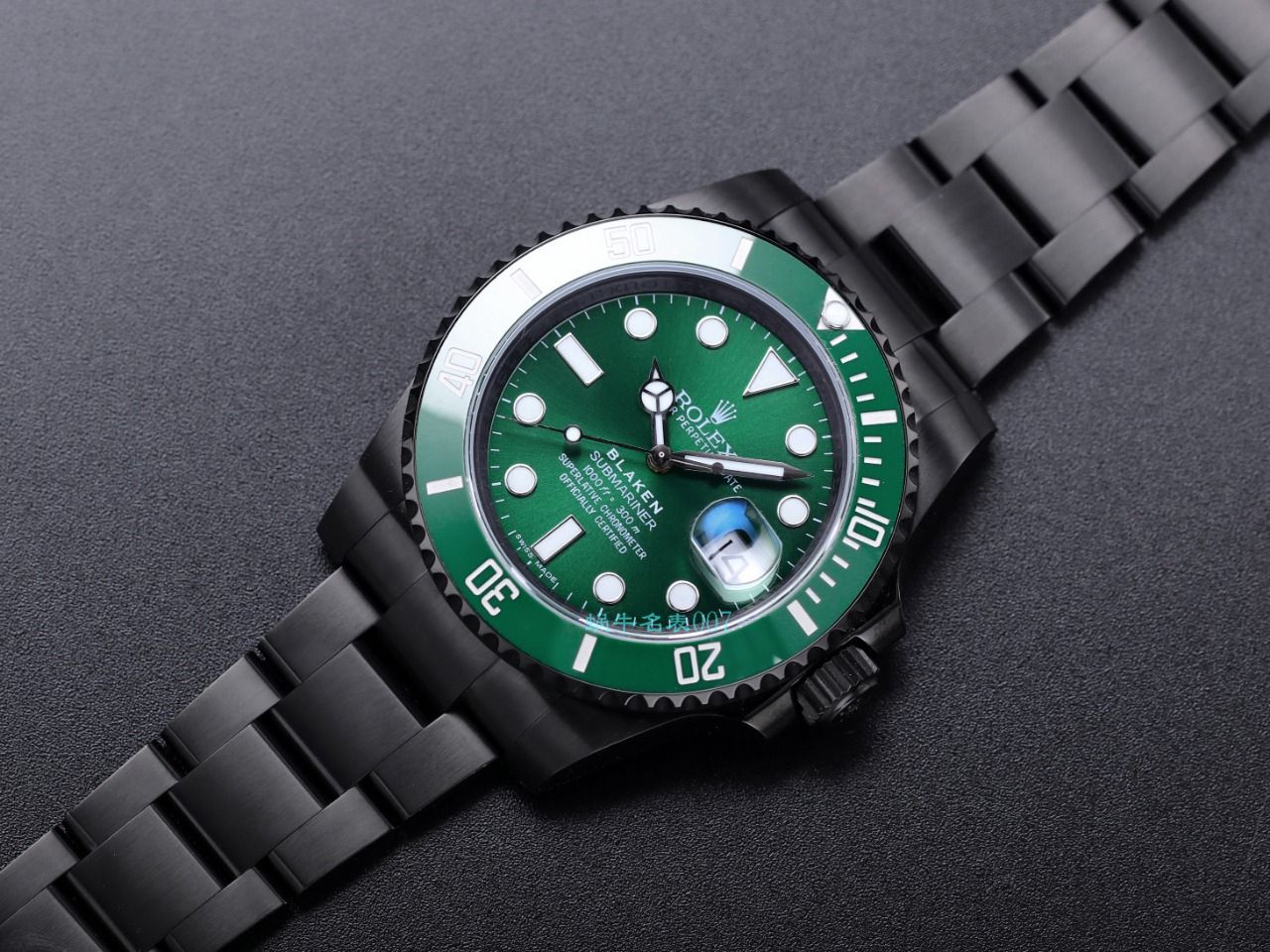 V9厂劳力士水鬼BLAKEN  SUBMARINER  DATE LV官方同款曜黑改装版 / R670
