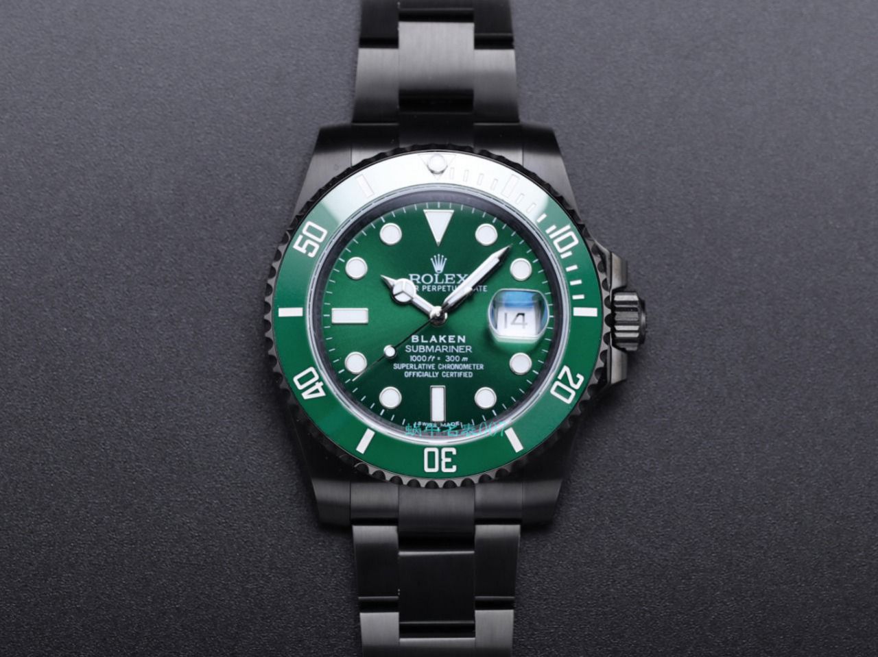 V9厂劳力士水鬼BLAKEN  SUBMARINER  DATE LV官方同款曜黑改装版 / R670