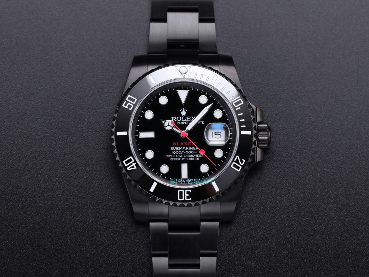 V9厂劳力士水鬼BLAKEN  SUBMARINER  DATE LV官方同款曜黑改装版 / R670