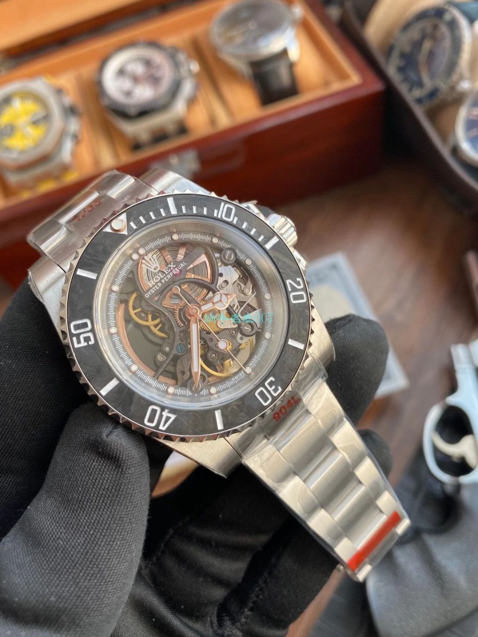视频评测WWF厂劳力士全镂空改装潜航者116610手表 / R671