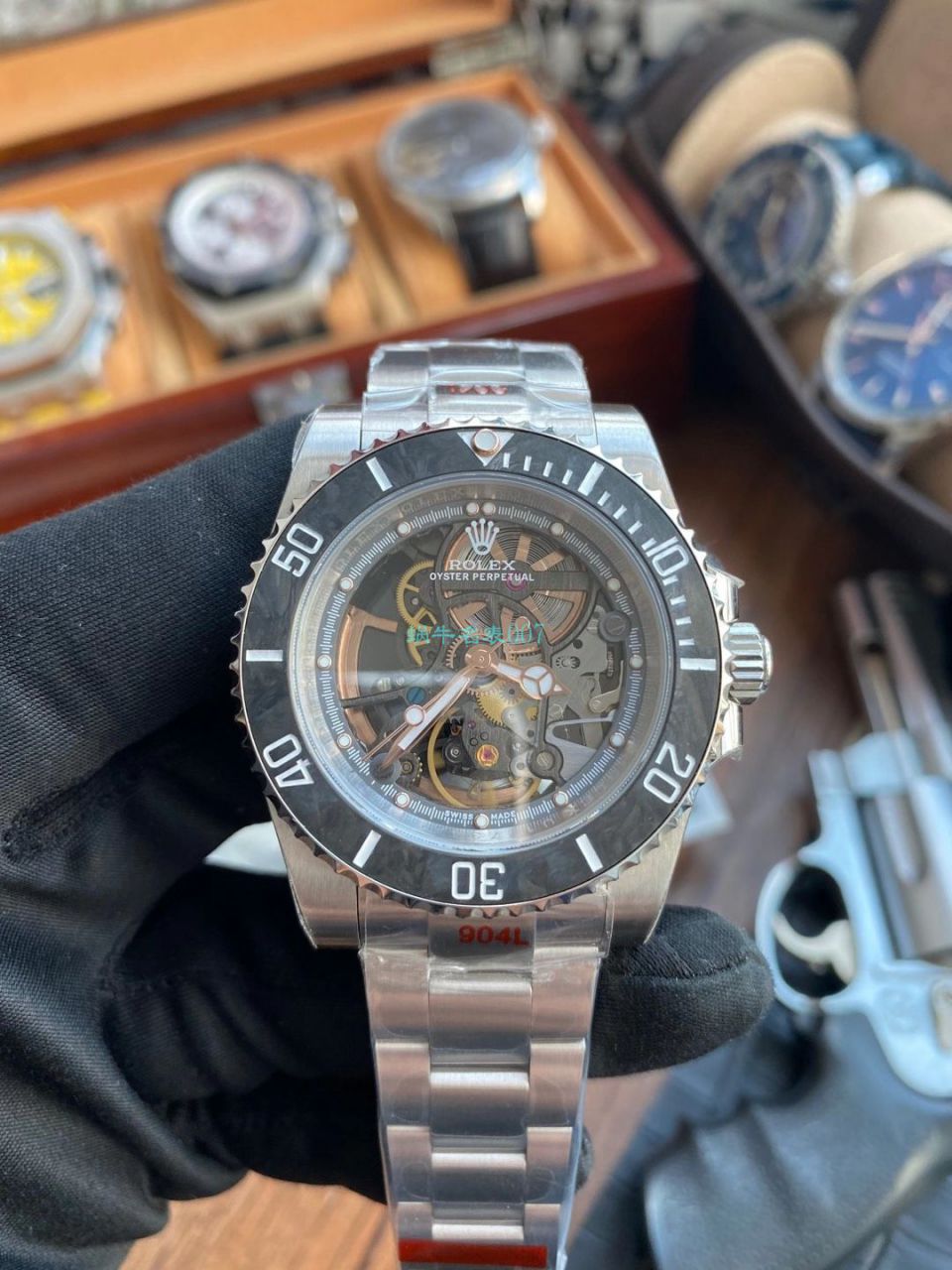 视频评测WWF厂劳力士全镂空改装潜航者116610手表 / R671