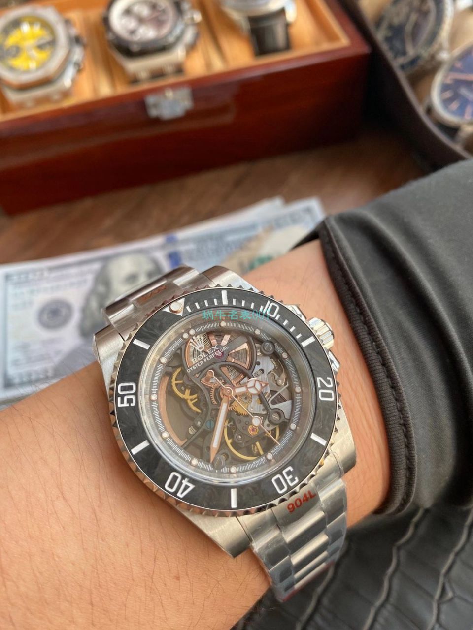 视频评测WWF厂劳力士全镂空改装潜航者116610手表 / R671