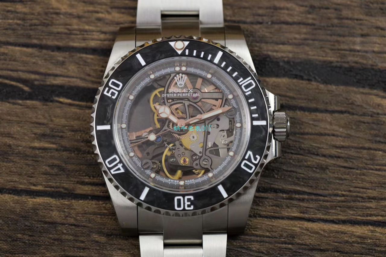 视频评测WWF厂劳力士全镂空改装潜航者116610手表 / R671