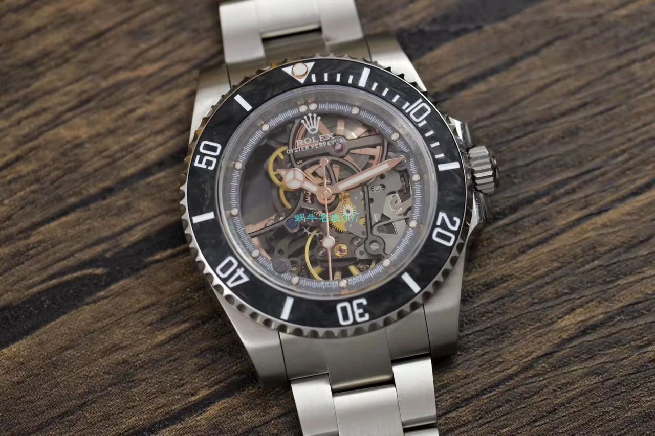 视频评测WWF厂劳力士全镂空改装潜航者116610手表 / R671