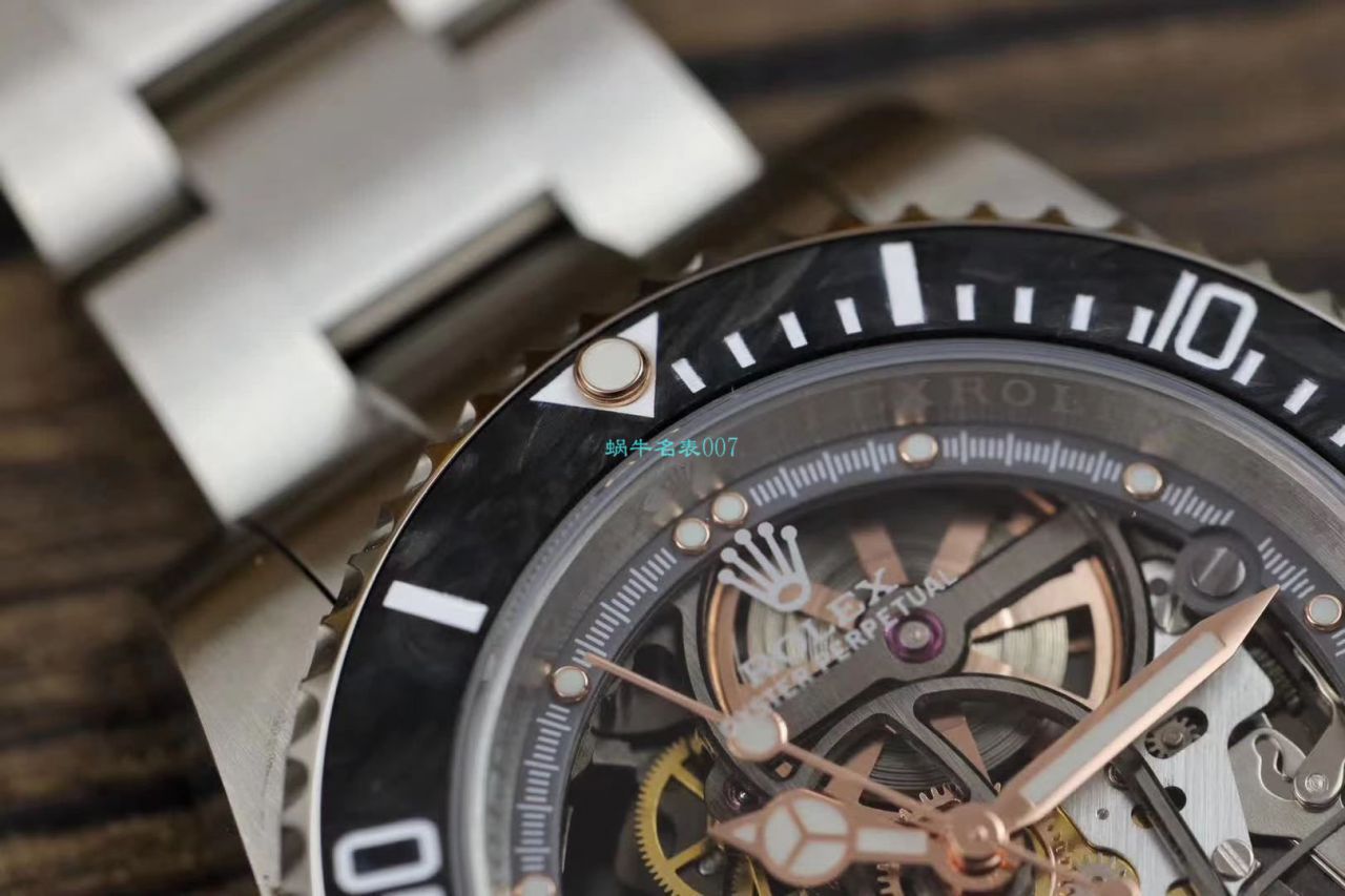 视频评测WWF厂劳力士全镂空改装潜航者116610手表 / R671