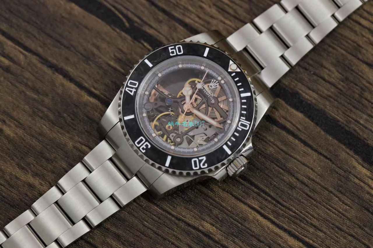 视频评测WWF厂劳力士全镂空改装潜航者116610手表 / R671