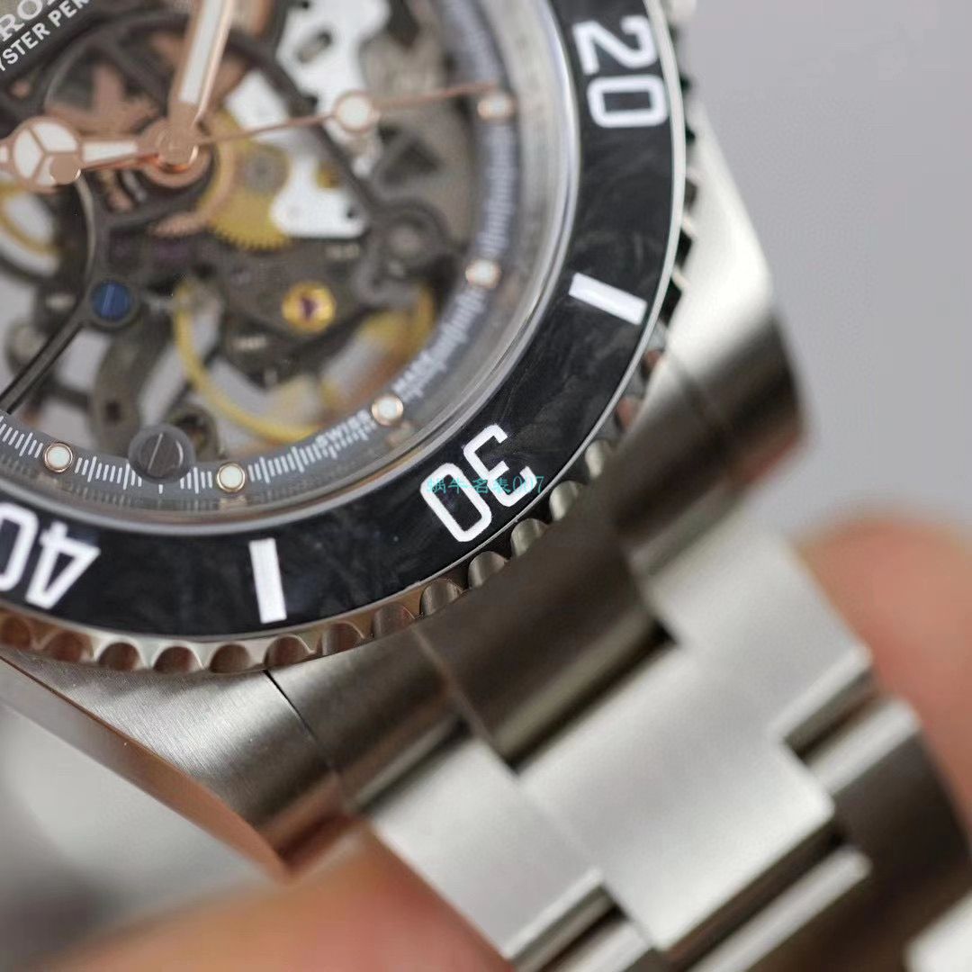 视频评测WWF厂劳力士全镂空改装潜航者116610手表 / R671