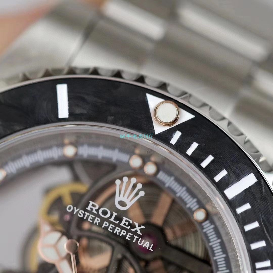 视频评测WWF厂劳力士全镂空改装潜航者116610手表 / R671