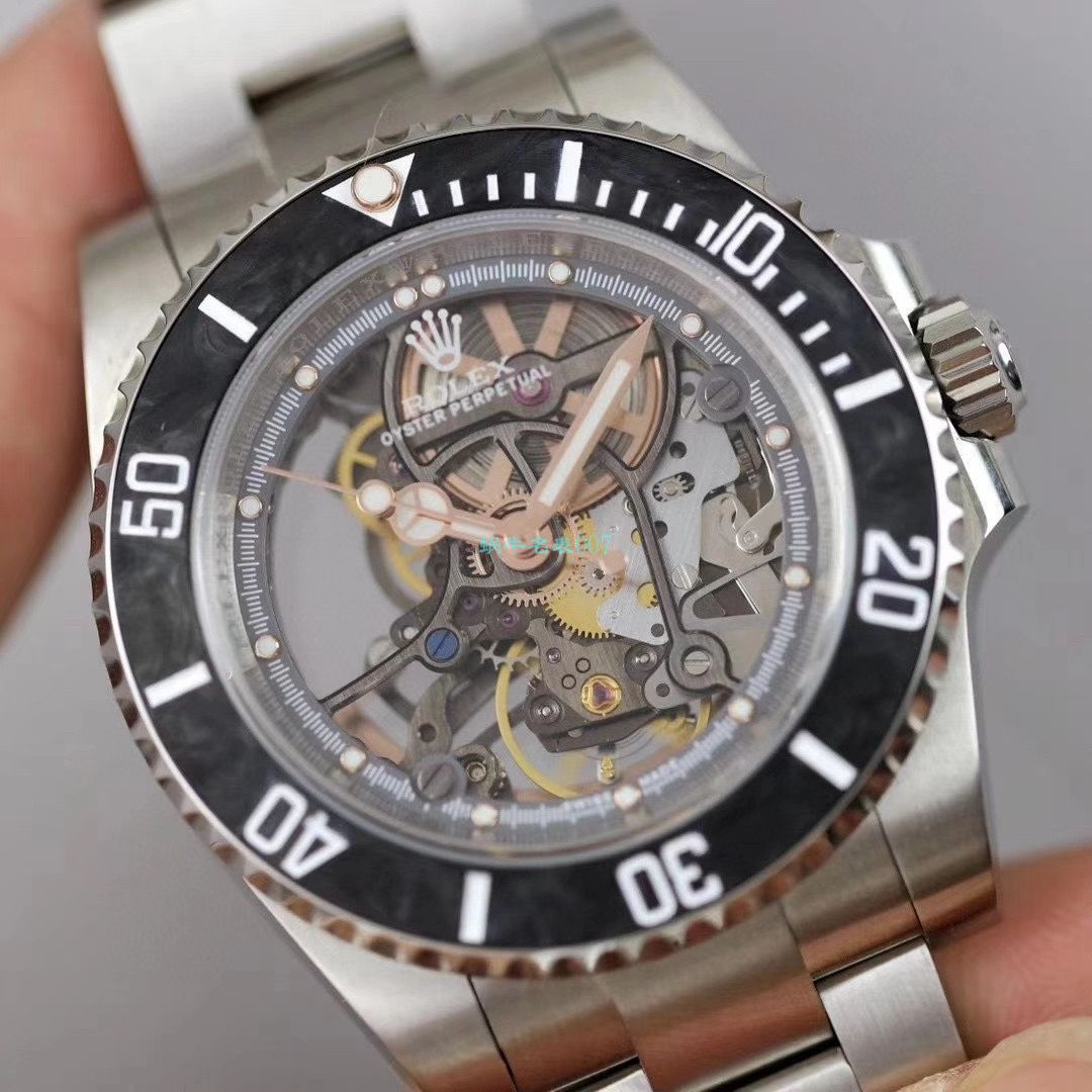 视频评测WWF厂劳力士全镂空改装潜航者116610手表 / R671