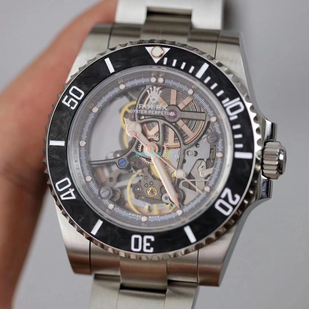 视频评测WWF厂劳力士全镂空改装潜航者116610手表 / R671